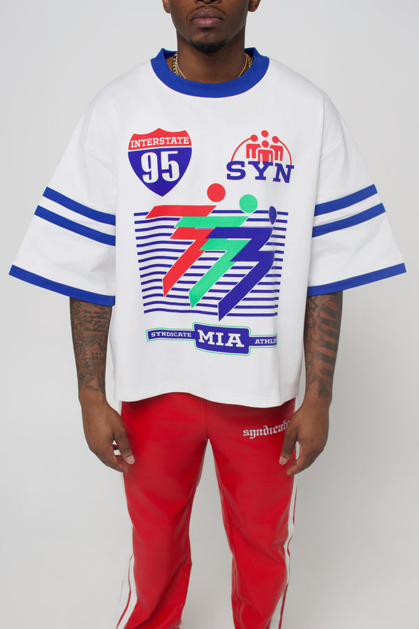 White I-95 Syn Jersey