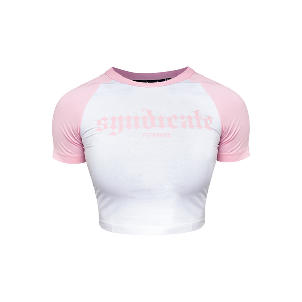 Bubblegum Pink Syn Baby Tee