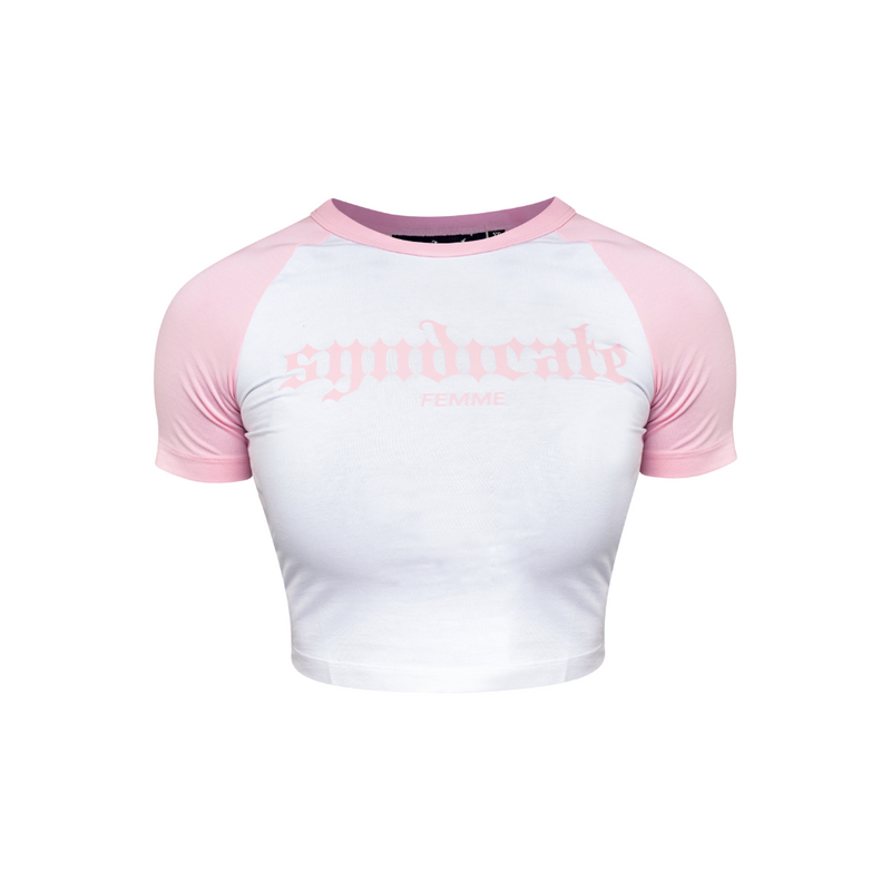 Bubblegum Pink Syn Baby Tee