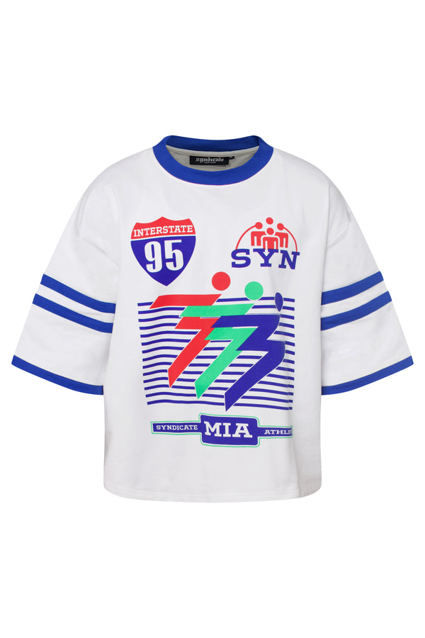 White I-95 Syn Jersey