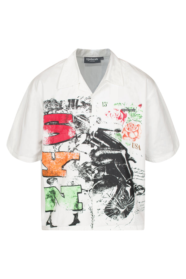 Syn Guns & Roses Bowling Shirt
