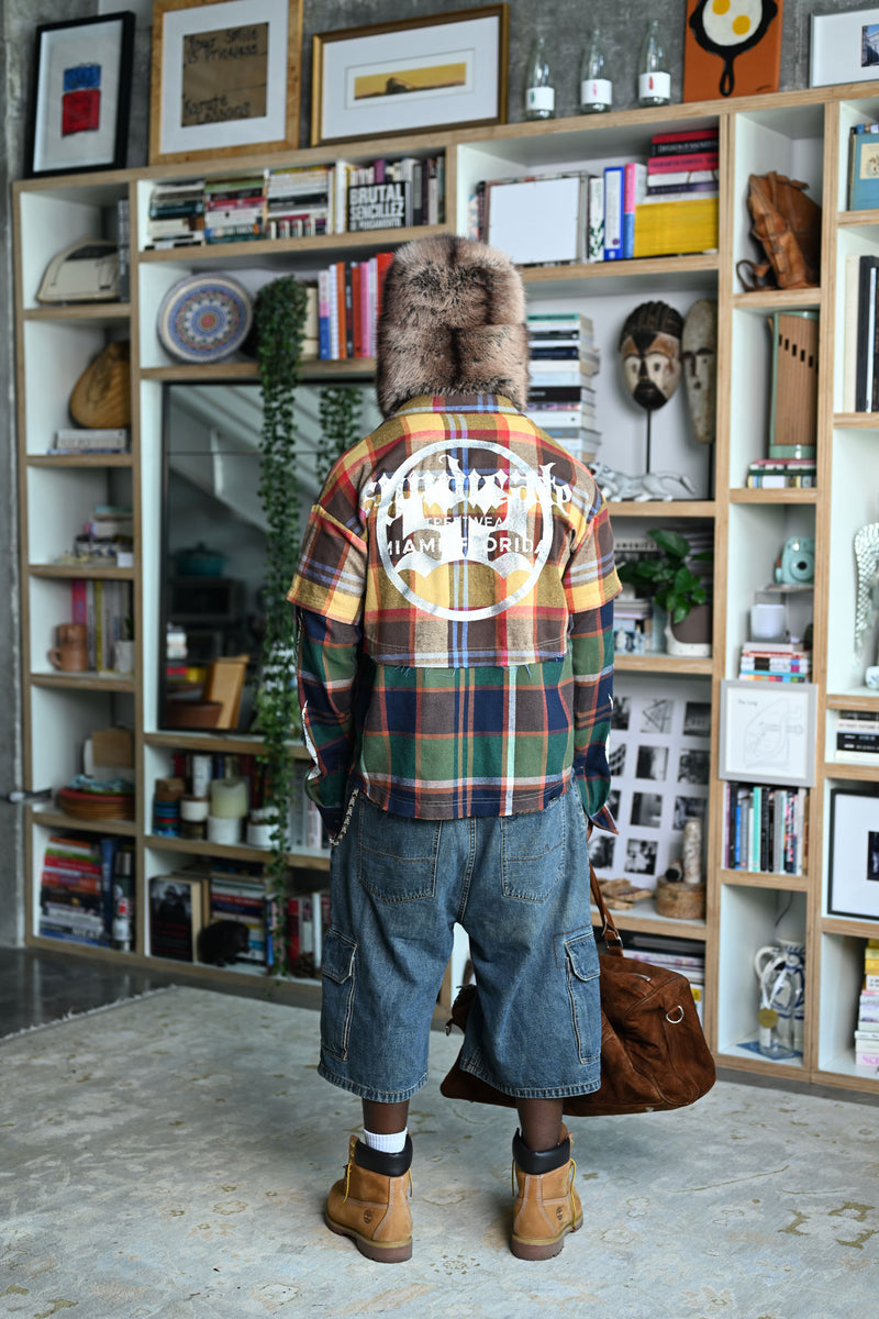 Syn Atelier Deconstructed Flannel (Multi) – Syndicate Streetwear MIA
